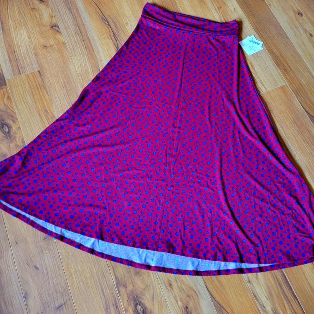 LuLaRoe Maxi Skirt Women's Size Large NWT